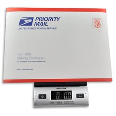 Accuteck S 50lbx0.2oz All-In-One Digital Shipping Postal Scale W/AC Postage