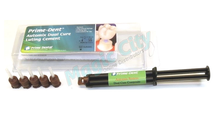 Adhesive Dual Cure Permanent Luting Cement Ionomer Crown Bridge – White Opaque