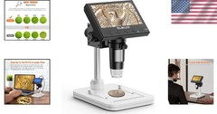 High-Definition Coin Microscope 1000x – LED Illumination & USB PC Compatibility