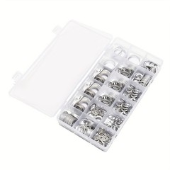 280Pcs Aluminum Flat Washer Kit – Multiple Sizes for Mechanical & DIY Repairs