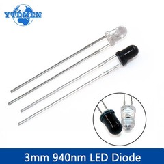 10 Pairs 3MM 5MM 940nm Infrared IR LED Emitter & Receiver Diode Pairs US SHIP