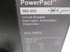 SQUARE D MGL36600 SER. 2 600V 600A NSNP