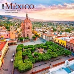 Mexico | 2026 12×24″ (Hanging) Monthly Square Wall Calendar | Plastic-Free