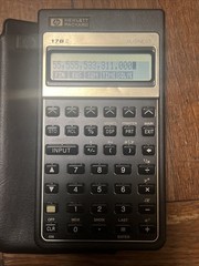 Hewlett-Packard HP 17BII Business Financial Cal + Sleeve 17 B II New Batteries