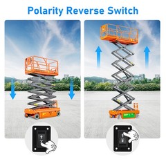 30A DPDT Momentary Reverse Switch Up Down Polarity Reversing Switch for Trailer