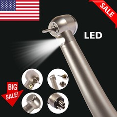 NSK PANA MAX Style Dental LED High Speed Handpiece Push Button 4 Hole Clean Head