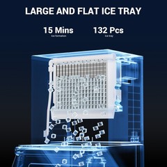 Commercial Ice Maker Machine 400 lbs/24 h Self-Cleaning Ice Machine – Head Only