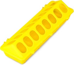 Flip Top Chick Feeder Trough Plastic Flip Top Bird Small Poultry Feeder Chicken