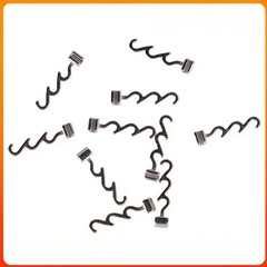 Dental Crimpable Hook 3 Hooks Spiral Multi Function Curved Left Right 50 Packs