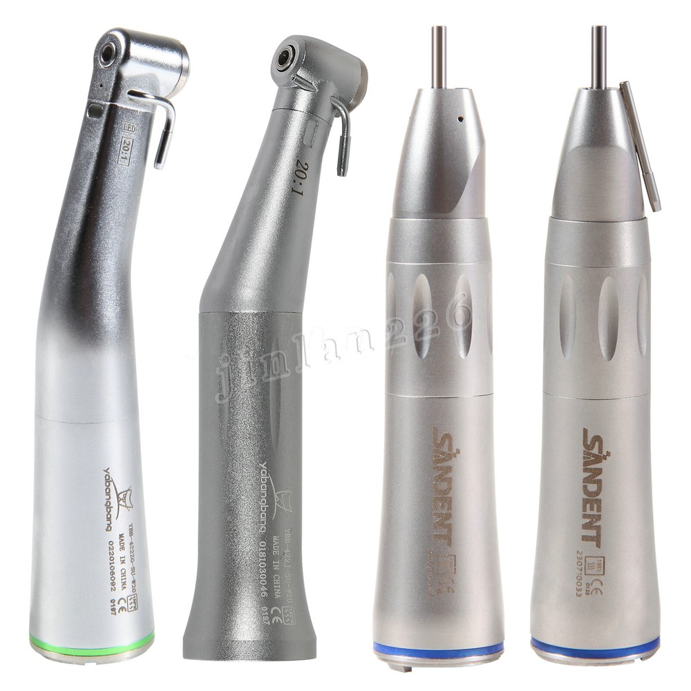 Dental Surgical Handpiece 20:1 Implant Contra Angle Straight Fiber Optic Fit NSK