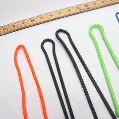 (12-Pk) Nite Ize Assorted Length Reusable Rubber Twist Tie GTMP-11-A1