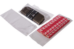 Resealable Lip & Tape Poly Bags, 4.125″ X 9.5″, 1.6 mil w 1.5″ Lip – 1000 Bags