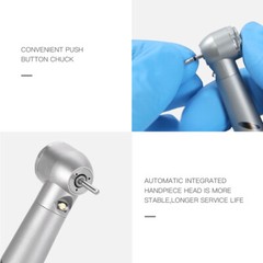 Dental LED High Speed Handpiece 2/4Holes /White Stone /Silicone Polishing Burs