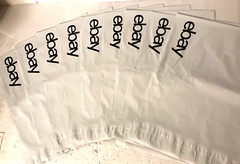 9 each Polymailer (No padding) 9″ x 11.5″ – Color BLACK ebay Logo FREE SHIP