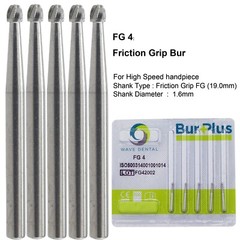 Wave Dental Round Carbide Bur FG Diamond Bur Surgical Long Round Ball High Speed