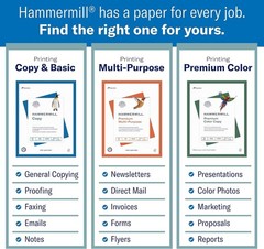 A4 Paper, 20 lb Copy Paper 210mm x 297mm – 1 Ream 500 Sheets – 92 Bright, Mad…