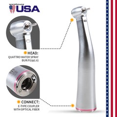 Dental 1:5 Increasing LED Contra Angle Handpiece Quattro Water Spray E-type po