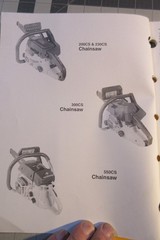 John Deere TM1750 200 230 300 550 CS Chain Saw Technical Service Manual