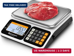 Commercial Food Scale 66lb/30kg, High Precision Digital Price Computing Scale fo