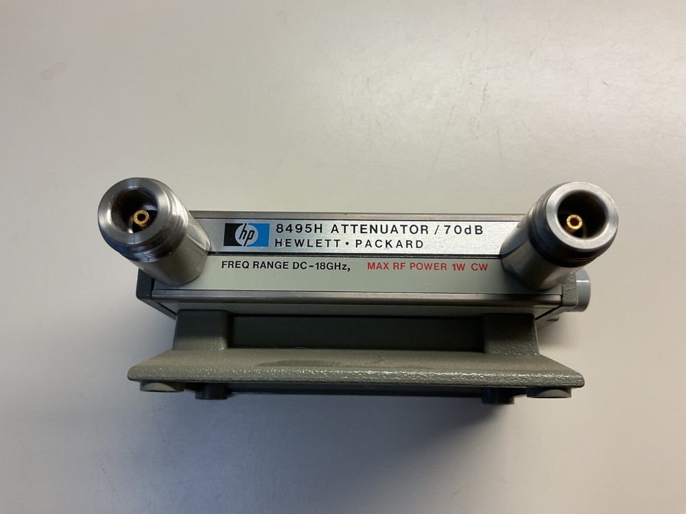 Agilent HP Keysight 8495H, Step Attenuator, 0-70 dB, DC – 18GHz, Type-N Female