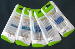1W Metal Film Resistors 10 Pack 0.33-2.2M ohm PREMIUM 1% 1 Watt You choose Value
