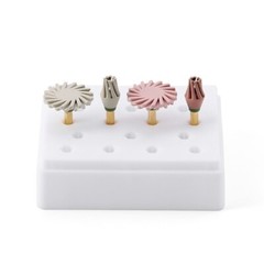 4 Pcs/box Dental Silicone Diamond 135°C Autoclavable Composite Polishing Wheel