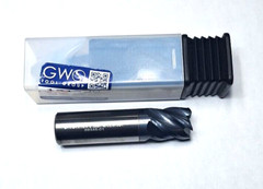 3/4″ GWS CARBIDE END MILL 5 FLUTE VARIABLE HELIX .03 RADIUS nACo COATED CNC TOOL