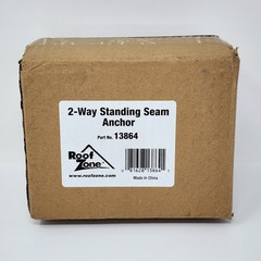 Roof Zone 2-Way Standing Seam Roof Anchor Clamp Tie Down 13864, 5000 lb Capacity