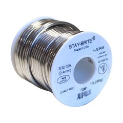 Harris SB51 Stay-Brite 3/32″ Silver Solder 1 lb Spool