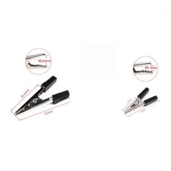 10pcs Small/Large Crocodile Clips Battery Connector Electrical Test DIY