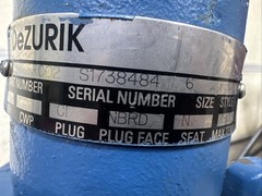 6″ DEZURIK PEC Plug Valve Flanged End Cast Iron 175 psi PN 9652678R002