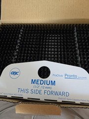 Proclick Binding Spines 100 Pack Black Easy Open 45 Sheet Capacity