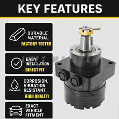 New TL0195LS080AARE Hydraulic Motor for Ditch Witch C14 C16 C12X C16X C24X