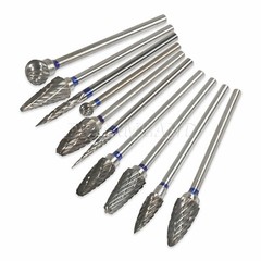 1-10Pcs Dental Lab Polishing Bur Drills Tungsten Steel Carbide Burs HP2.35MM ns