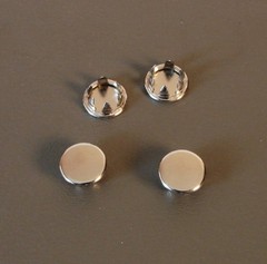 (4 PACK) 3/8″ Nickel Plated Metal Hole Plugs for .031″-.046″ metal SP-375-NK