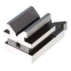 Angle V-Block Hardened Steel 3-1/2″ x1-7/8″ x1-7/8″ W/ Clamp Set 0.0003