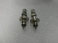 SUPELCO 28873-U Super Clean Stainless Steel Click-On Connector,size 1/8 in 2pcs
