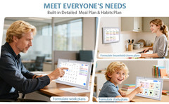 Smart Digital Calendar & Chore Chart, 1920 * 1080P Full HD Touchscreen 10.1 inch