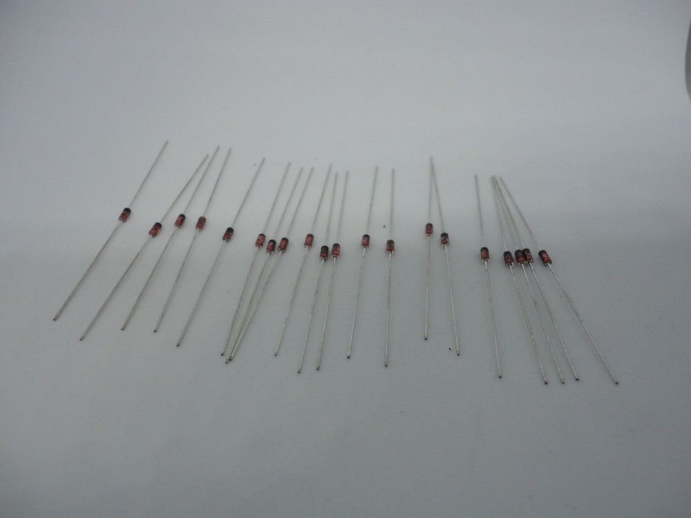 20 Pcs Pack Lot 1N4148 DO-35 High Speed Nano Micro Switching Signal Glass Diode
