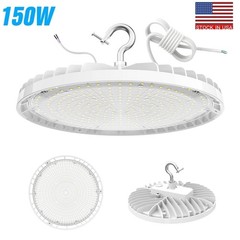 KUKUPPO 150W Led UFO High Bay Light Industrial Factory Warehouse LED Shop Light