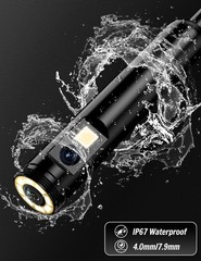 Endoscope Snake Camera with Light,IP67 Waterproof Camera for Android iPhone iPad