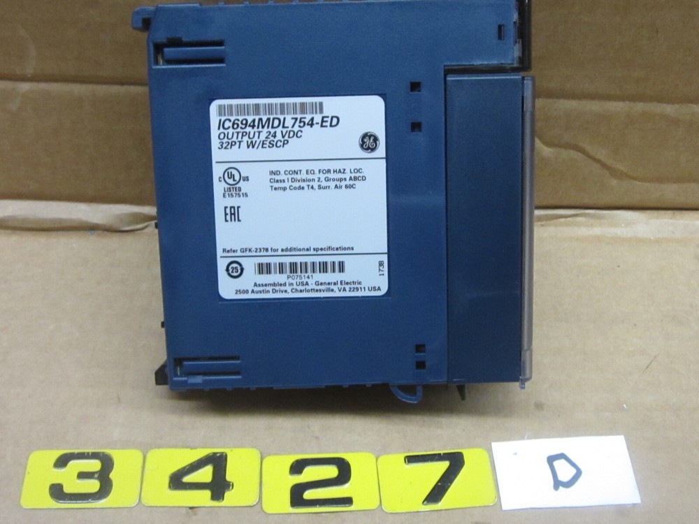 GE IC694MDL754-ED OUTPUT 24VDC 32 PT W/ESCP