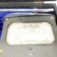 Vintage Alnor Instrument Co FPM Velometer Type 3002 With Original Carrying Case