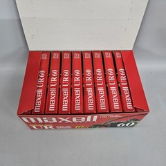 Maxell Blank Cassette Audio Blank Tape UR 60 20-pack Lot Normal Bias New Sealed