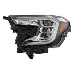 2022-2023 GMC Terrain LED Headlight Left Driver Side Black Housing Clear Lens