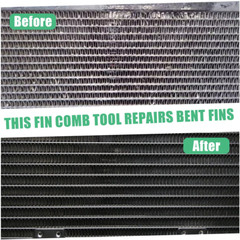 5in1 Air Conditioner Fin Cleaner Set Fin Comb Condenser Straightener Clean Brush