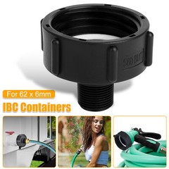 IBC Tote Tank Water Adapter Coarse Thread 2″Drain Plug Connector For Garden Hose