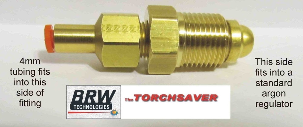5/32″ 4mm Mig Welder Gas Hose Adapter Regulator Argon BRW-4mm-Argon