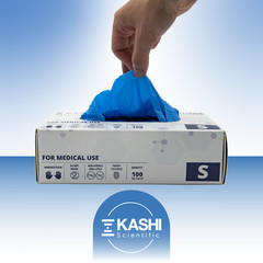 Kashi Scientific Medical Exam Nitrile Gloves, Powder & Latex Free – XS/S/M/L/XL