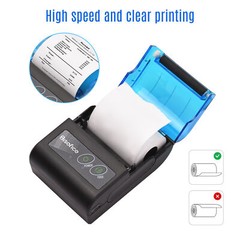 Bisofice MIni 58mm Portable Thermal Receipt Printer Wireless BT POS Printer O2D3
